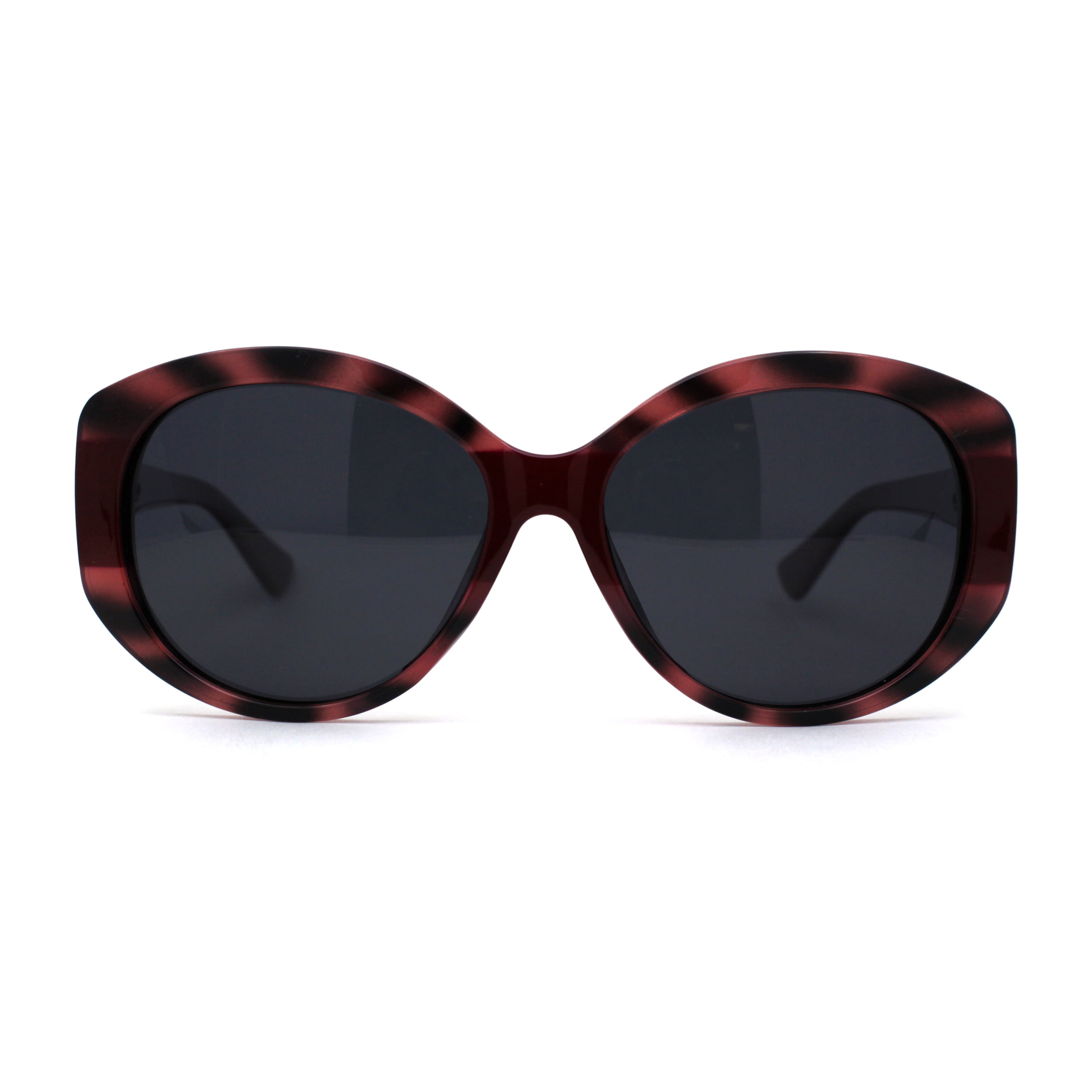 Polarized Chic Mod Womens Large Oval Designer Sunglasses  display picture 1