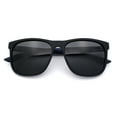thumbnail image 1 of Polarized Classic Gentleman Mens Simple Sporty Horn Rim Plastic Sunglasses [Black Blue - Black], 1 of 7