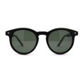 thumbnail image 1 of Polarized Classic Gentlemens Keyhole Horn Rim Plastic Sunglasses Matte Black Green, 1 of 4
