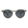 thumbnail image 1 of Polarized Classic Gentlemens Keyhole Horn Rim Plastic Sunglasses Slate Black, 1 of 4