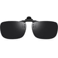 thumbnail image 1 of Polarized Clip- Flip Up Metal Clip Rimless Sunglasses for Prescription Glasses, 1 of 6