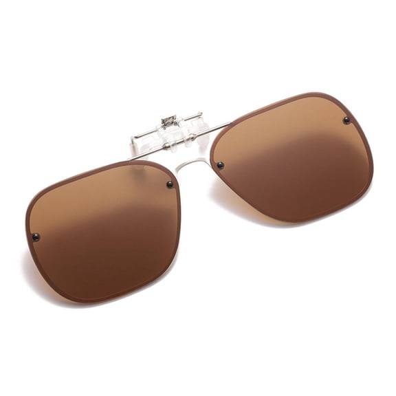 Polarized Clip On Sunglasses Men Women Flip Up Large Lens Sunglasses Photochromic Driving Glasses Mirrored Night Vision Fishing Goggle