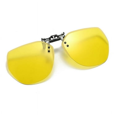 Polarized Clip On Sunglasses Men Women Flip Up Sunglasses Photochromic Driving Glasses Mirrored Sunglasses Night Vision Fishing Goggle
