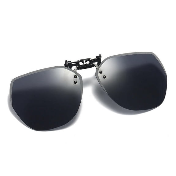 Polarized Clip On Sunglasses Men Women Flip Up Sunglasses Photochromic Driving Glasses Mirrored Sunglasses Night Vision Fishing Goggle