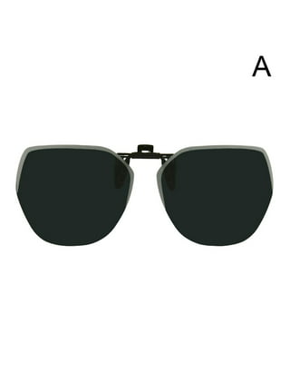 Generic Polarized Clip On Sunglasses Fishing Driving Glasses Flip
