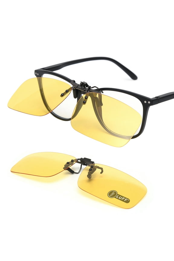 Polarized Clip on Sunglasses for Myopia Eyeglasses Outdoor/Driving Glasses