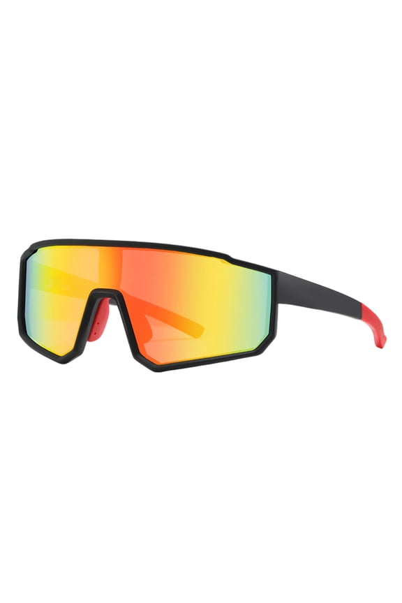 Polarized Cycling Glasses With Rubber Nose Pad Lightweight Sports Sunglasses With Uv400 Protection Windproof Spectacles For Driving Running(Black1-15Cm)