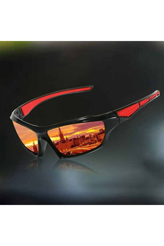 Polarized Cycling Sunglasses, Windproof Mountaineering Skiing Goggles for Outdoor Sports