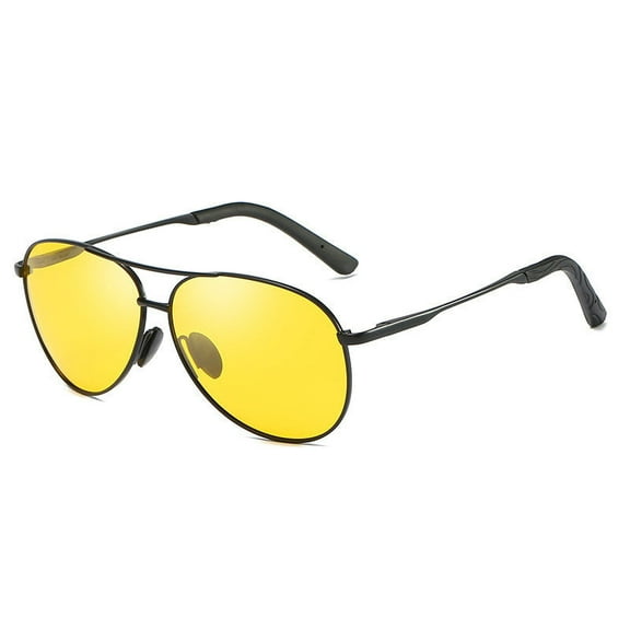 Polarized Day And Night Sunglasses For Fashion, UV400 Protection, Strong Plastic + Metal Frame, TAC Lenses With Day/Night Vision