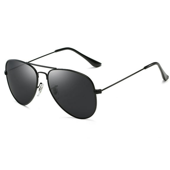 Polarized Driving Glasses Metal Frame Glare Reduction Enhanced Clarity TAC Lens Mirror Glasses for Outdoor Activities
