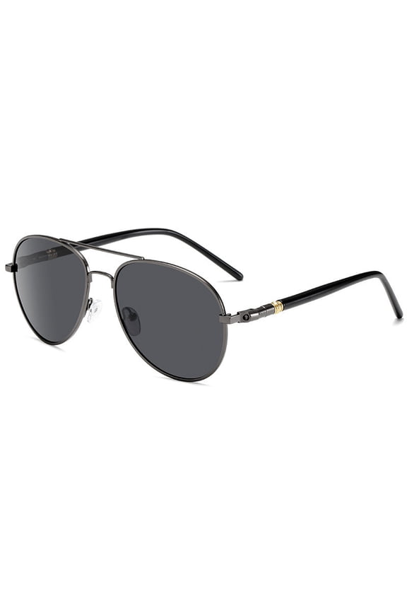 Mens Polarized Sunglasses UV400 Protection Metal Frame TAC Lens Enhanced Clarity 99 Percent Visible Light Transmission