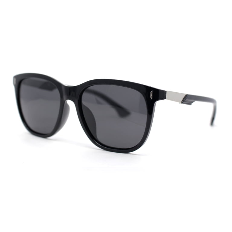 Polarized Fancy Gentlemans Horn Rim Sleek Plastic Rectangle  display picture 1