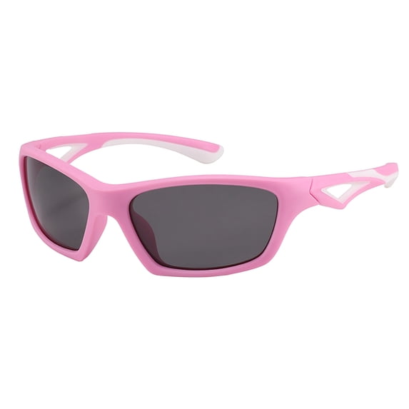 Polarized Fashion Sunglasses with Pink and White Frame, HD TAC Polarized Lenses with UV400 Protection, Lightweight Design for Sports and Daily Use