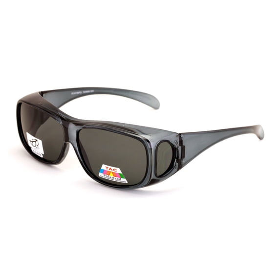 Polarized Over Glasses Sunglasses, Rectangular Frame, UV Protection ...