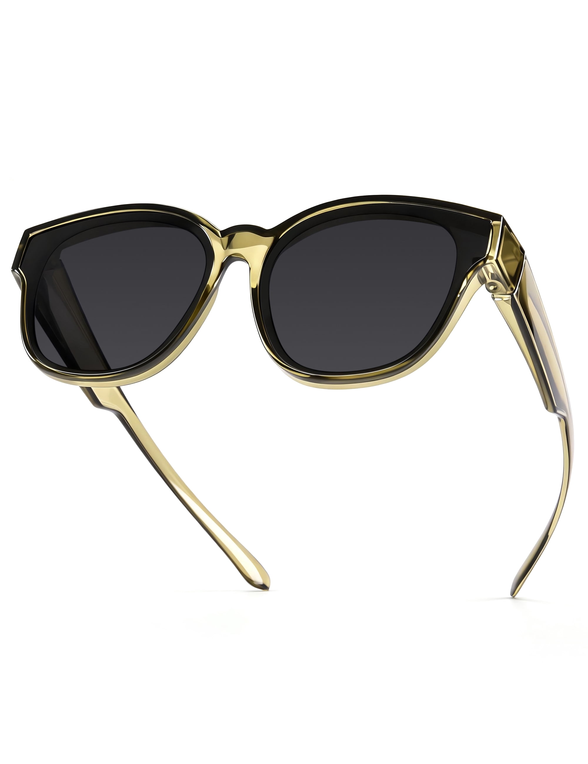 Polarized Fit Over Sunglasses for Women Oversized UV400 Cat Eye Wrap Driving Fit Over Sunglasses for Women men, Oversize Polarized Wrap  main image 2