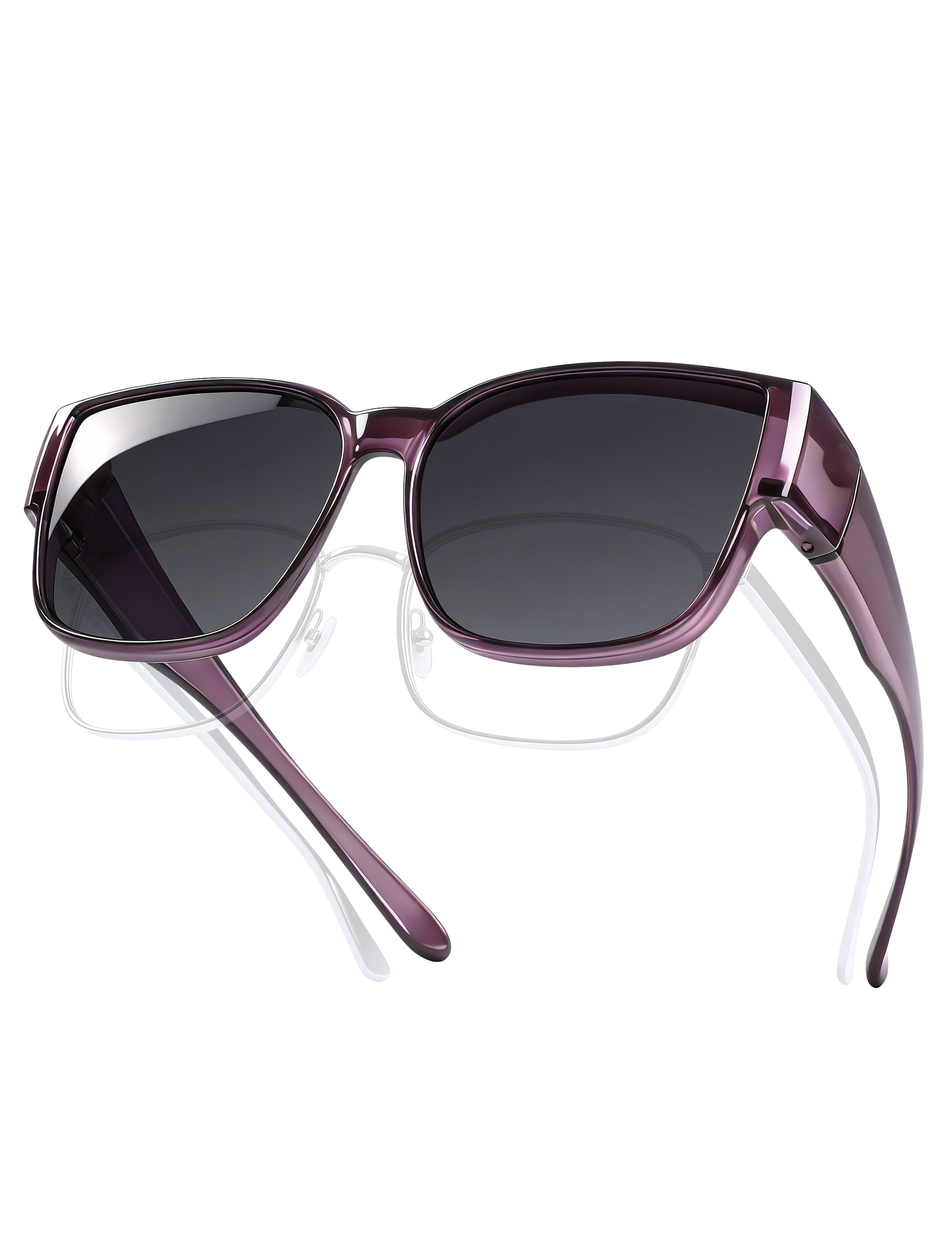 Polarized Fit Over Sunglasses for Men Women, UV400 Over 