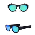 thumbnail image 1 of Polarized Folding Bracelet Sunglasses for Men & Women | UV400 Protection, Resin Lenses, Sports Fashion Riding, Pop-up Mirror Wristband Design, 1 of 2