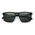 thumbnail image 1 of Polarized Gentlemanly Hipster Mens Sport Horn Rim Plastic Sunglasses [Black Green White - Green], 1 of 7