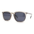 thumbnail image 1 of Polarized Gentlemanly Minimal Keyhole Bridge Thin Horn Rim Sunglasses Slate - Black, 1 of 4