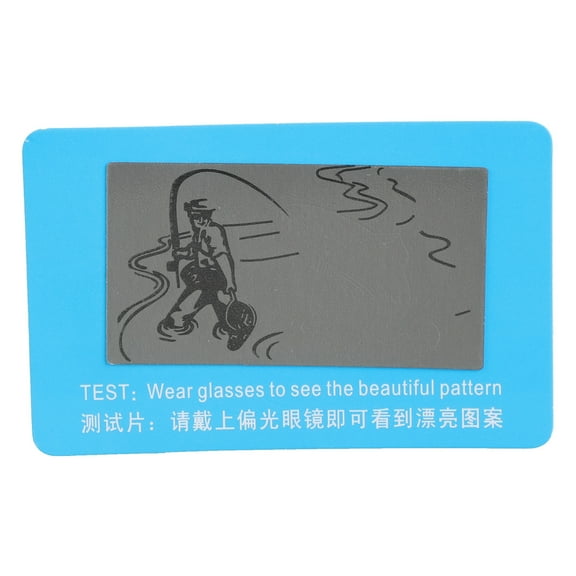Polarized Glasses Card, Polarization Sunglass Tester