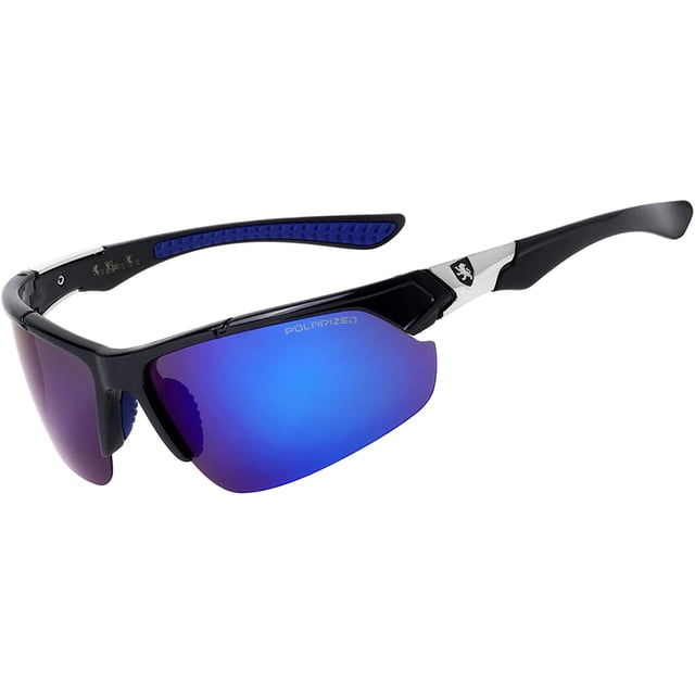 Polarized HD Sport Wrap Men Cycling Golf Ski Sunglasses Fishing Driving