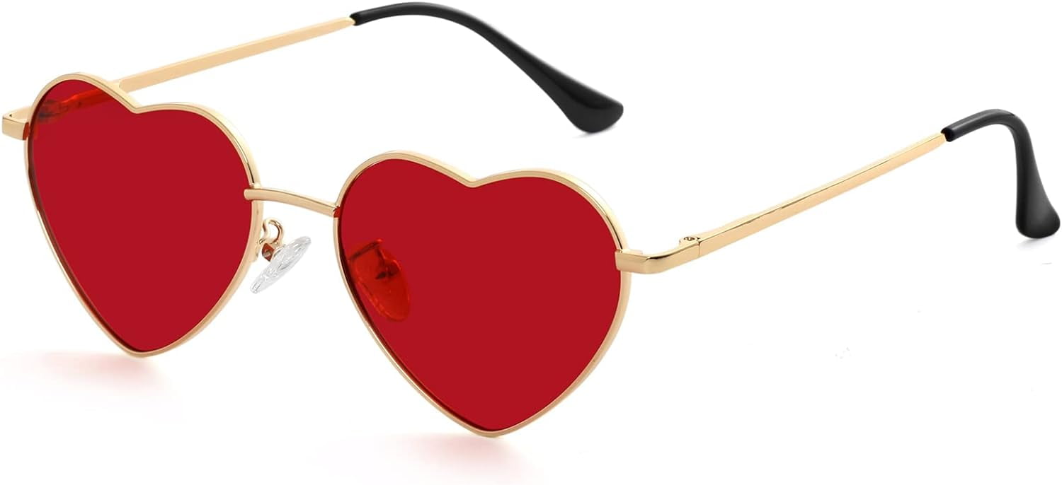 Chic Polarized Heart Sunglasses for Women | Metal Frame, UV400 Protection Polarized Heart Sunglasses for Women Metal Frame Fashion  main image 4