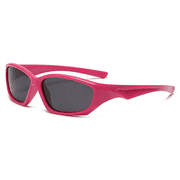Polarized Kids Sunglasses UV400 Protection Flexible Unbreakable Silicone Frame Children Shades for Outdoor Sports Cycling Travel