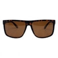 thumbnail image 1 of Polarized Lens Sunglasses Men's Classic Square Lightweight UV400 Matte Tortoise, 1 of 4