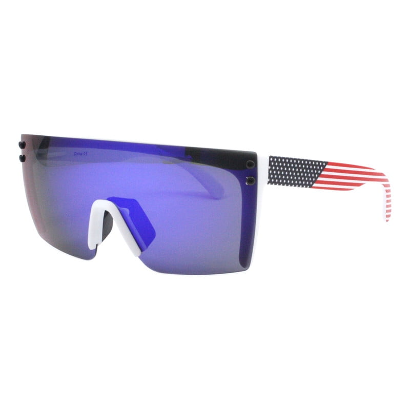 Polarized Sunglasses Oversized Square Half Rim Sporty UV400  display picture 1
