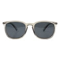 thumbnail image 1 of Polarized Lens Sunglasses Unisex Designer Keyhole Fashion UV400 Slate Grey, 1 of 4