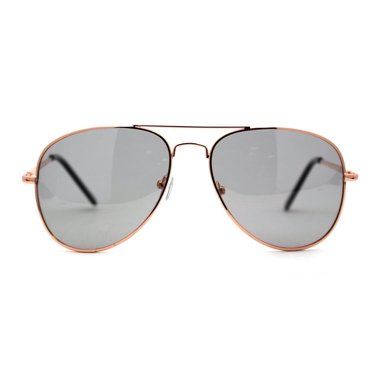 Polarized Light Grey Lens Mens Iconic Pilots Metal Rim  display picture 3