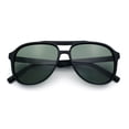thumbnail image 1 of Polarized Luxury Gentlemanly Iconic Plastic Racer Euro Style Sunglasses [Matte Black - Green], 1 of 8