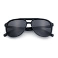 thumbnail image 1 of Polarized Luxury Gentlemanly Iconic Plastic Racer Euro Style Sunglasses [Shiny Black - Black], 1 of 8