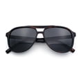 thumbnail image 1 of Polarized Luxury Gentlemanly Iconic Plastic Racer Euro Style Sunglasses [Tortoise - Black], 1 of 8