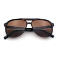 thumbnail image 1 of Polarized Luxury Gentlemanly Iconic Plastic Racer Euro Style Sunglasses [Tortoise - Brown], 1 of 8