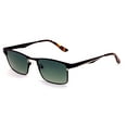 thumbnail image 1 of Polarized Men Premium Rectangular Metal Sunglasses - Optical Quality Gradient Lens, 1 of 3