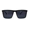 thumbnail image 1 of Polarized Mens Hipster Gentlemans Thin Horn Rim Sunglasses Shiny Black, 1 of 4