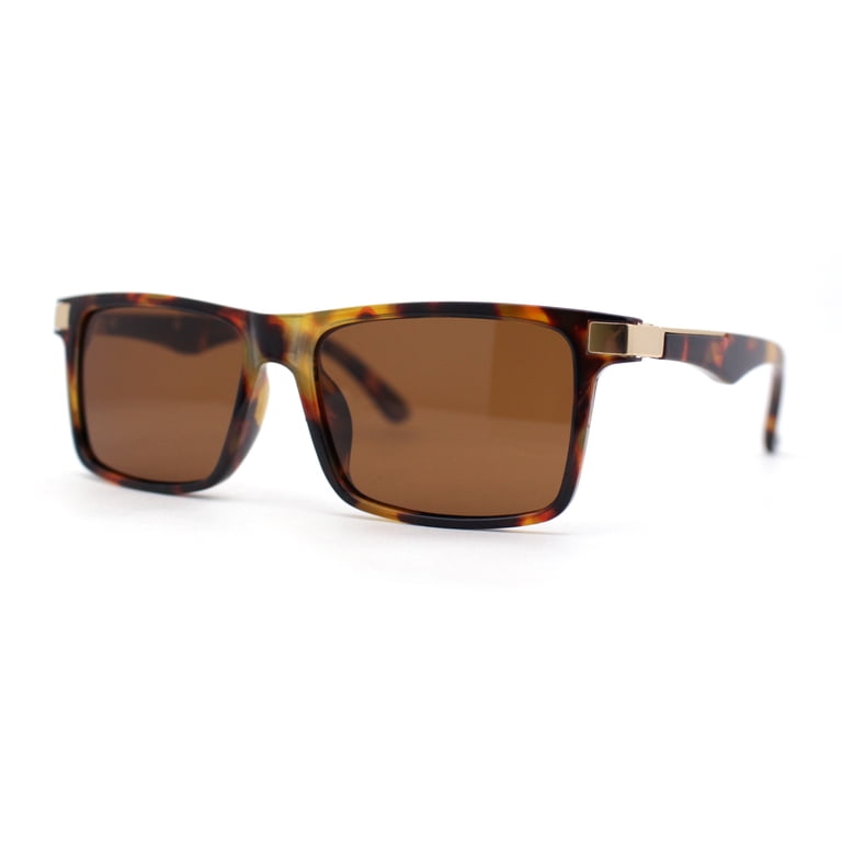 Polarized Mens Narrow Rectangle Gentlemanly Plastic  display picture 1