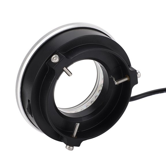 Polarized Microscope Ring Light 96 LED Beads Adjustable Illuminator for Industrial Inspection