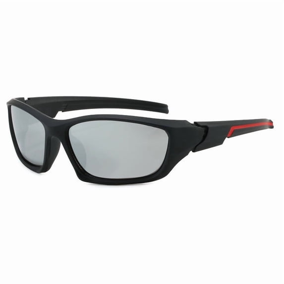 Polarized Outdoor Sports Sunglasses, Square Frame Lightweight UV Protection Riding Glasses for Fishing Hiking Driving Travel