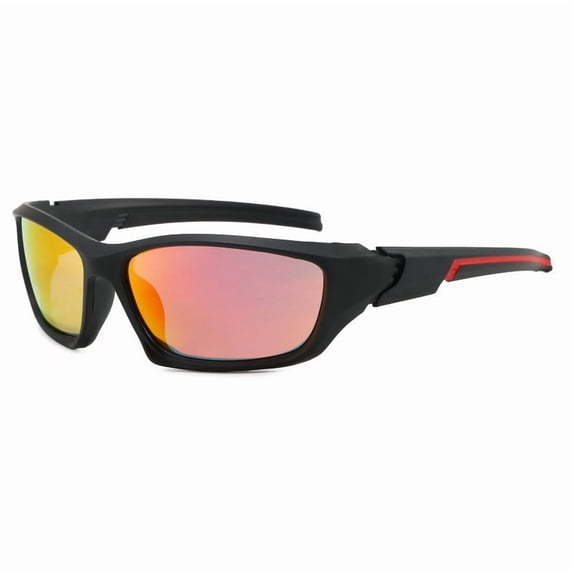 Polarized Outdoor Sports Sunglasses, Square Frame Lightweight UV Protection Riding Glasses for Fishing Hiking Driving Travel