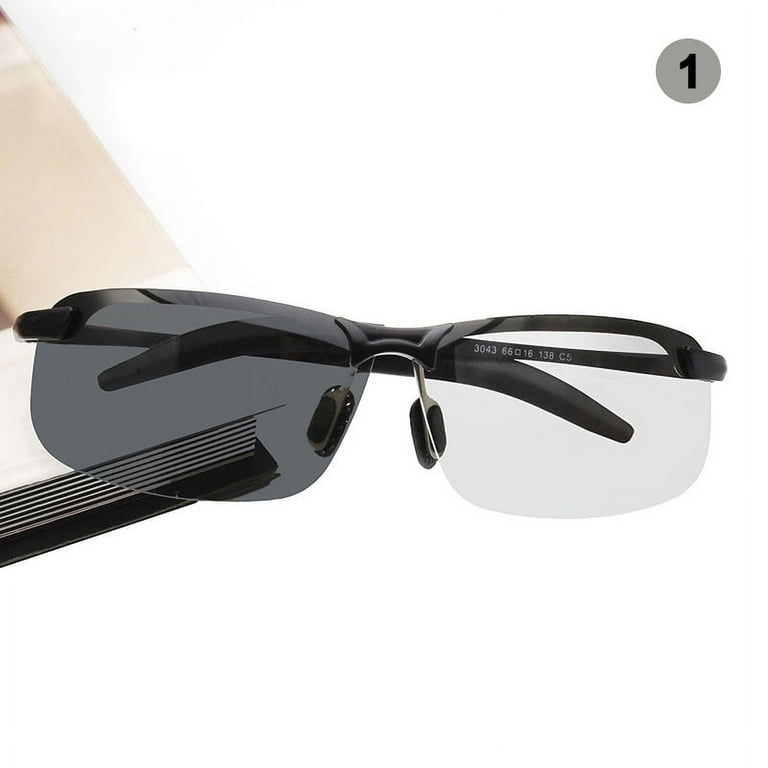 Polarized Photochromic Driving Sunglasses For Men Women Day And Night  Safety Glasses Ultra Light Uv400 New
