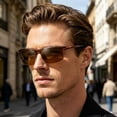 thumbnail image 1 of Polarized Photochromic Sunglasses Auto Light Changing Glasses Anti Glare Day Night Driving Shades For Cycling Fishing Outdoor Sports(Coffee-15Cm), 1 of 3