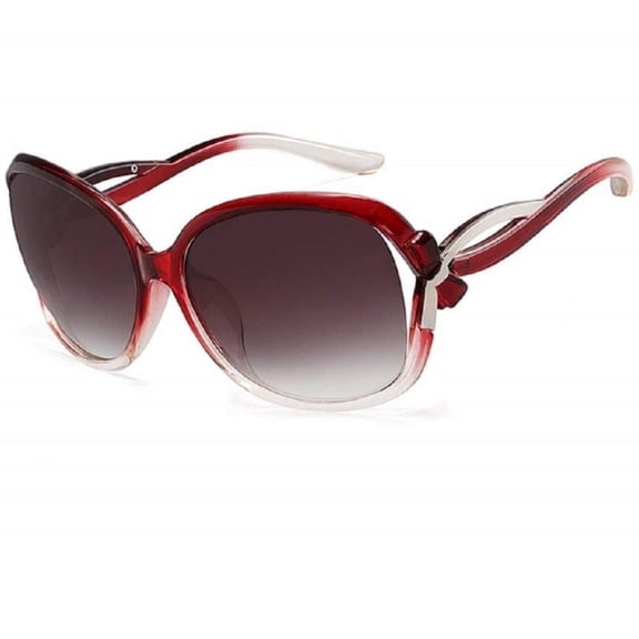 Polarized Reflective Driving Glasses Women's Designer Fashion Sunglasses Eyewear (Gradient Purple, Tea & Pure)