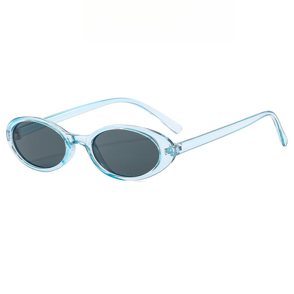 Polarized Retro Oval Sunglasses for Women and Men Small 90s  display picture 2