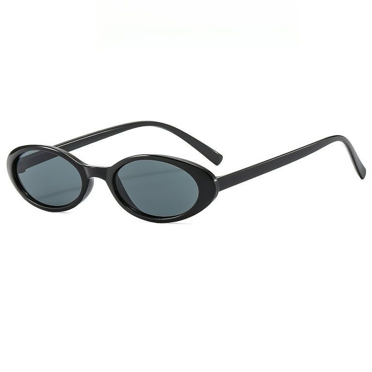 Polarized Retro Oval Sunglasses for Women and Men Small 90s  display picture 3