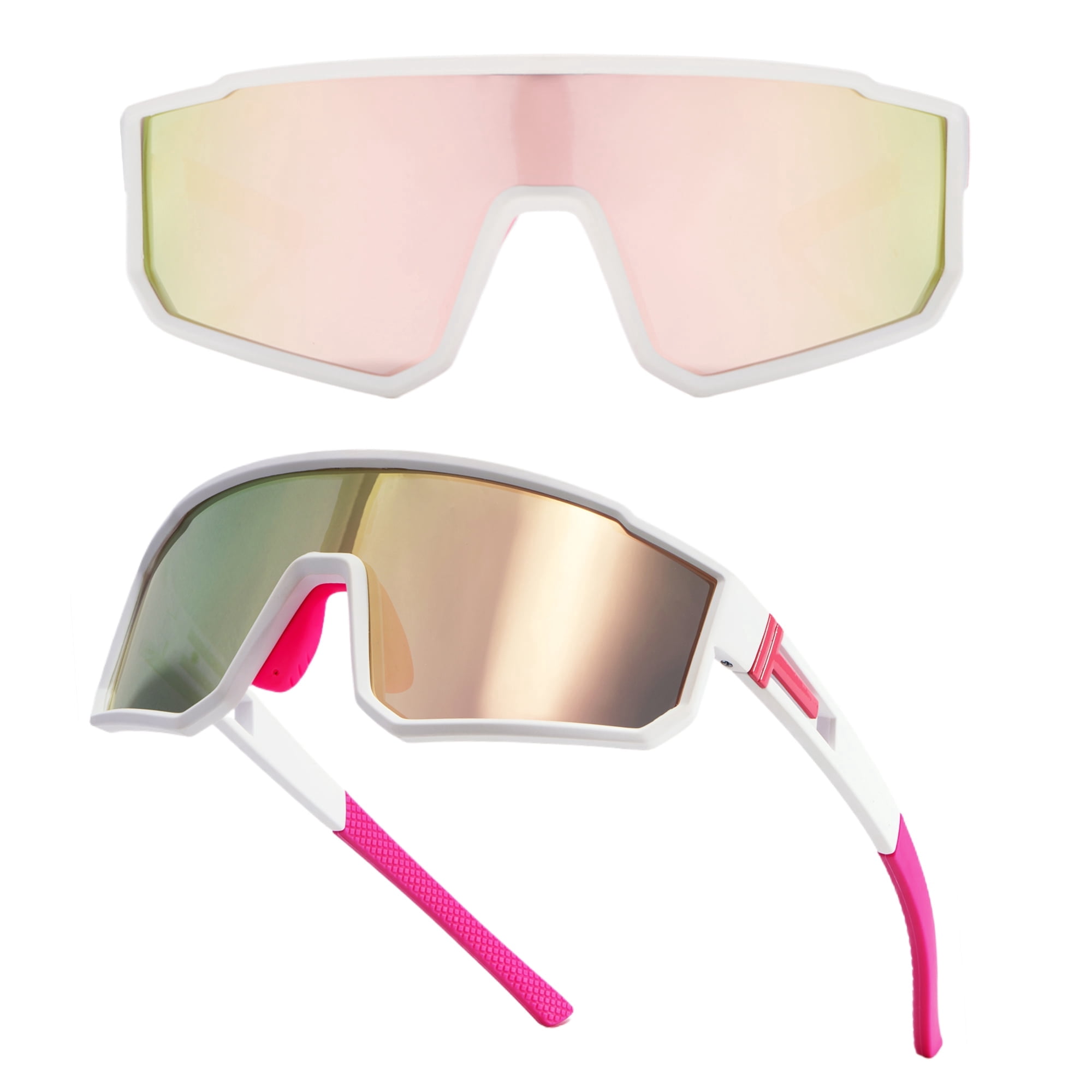 Astrowalk Women's Polarized Running Sunglasses, UV400 Sports Eyewear with Adjustable Nose Pads for Cycling, Hiking, Beach Volleyball and Driving