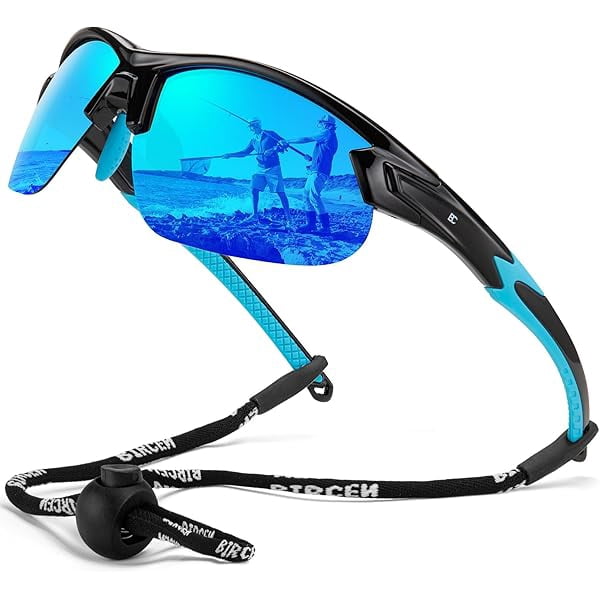 Polarized Sport Sunglasses for Men: UV Protection Fishing Shades for Golf Baseball Driving Motorcycle BC3065