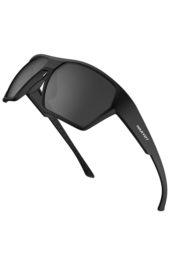 Polarized Sport Sunglasses for Men and Women, Flexible TR90 Frame for Cycling and Running