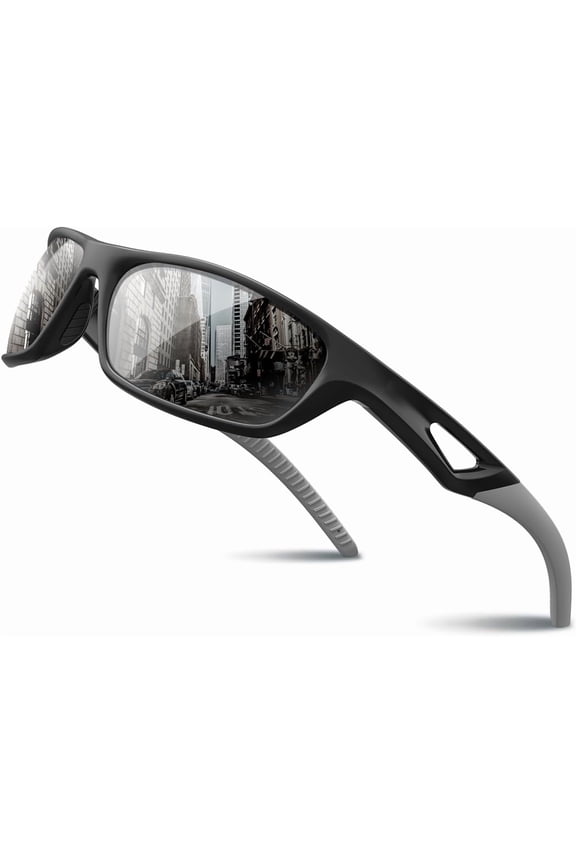 Polarized Sports Sunglasses Driving Sun Glasses Shades for Men Women Tr90 Frame for Cycling Fishing Running RB831